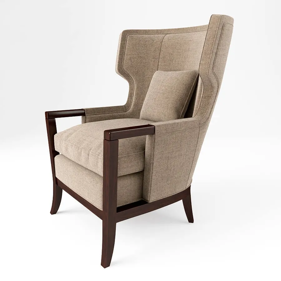 furniture – Baker chair Manor Wing 3ds Max