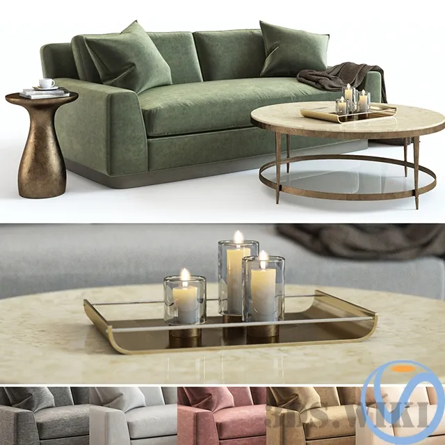 furniture – Baker Laguna Sofa 3ds Max