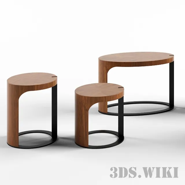 furniture – Baker Ling Tables 3ds Max