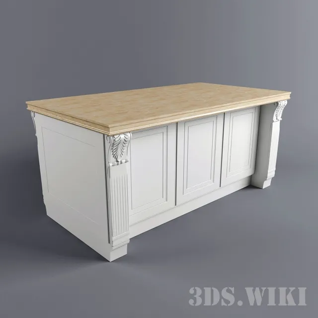 furniture – Baltimora Kitchen Island 3ds Max