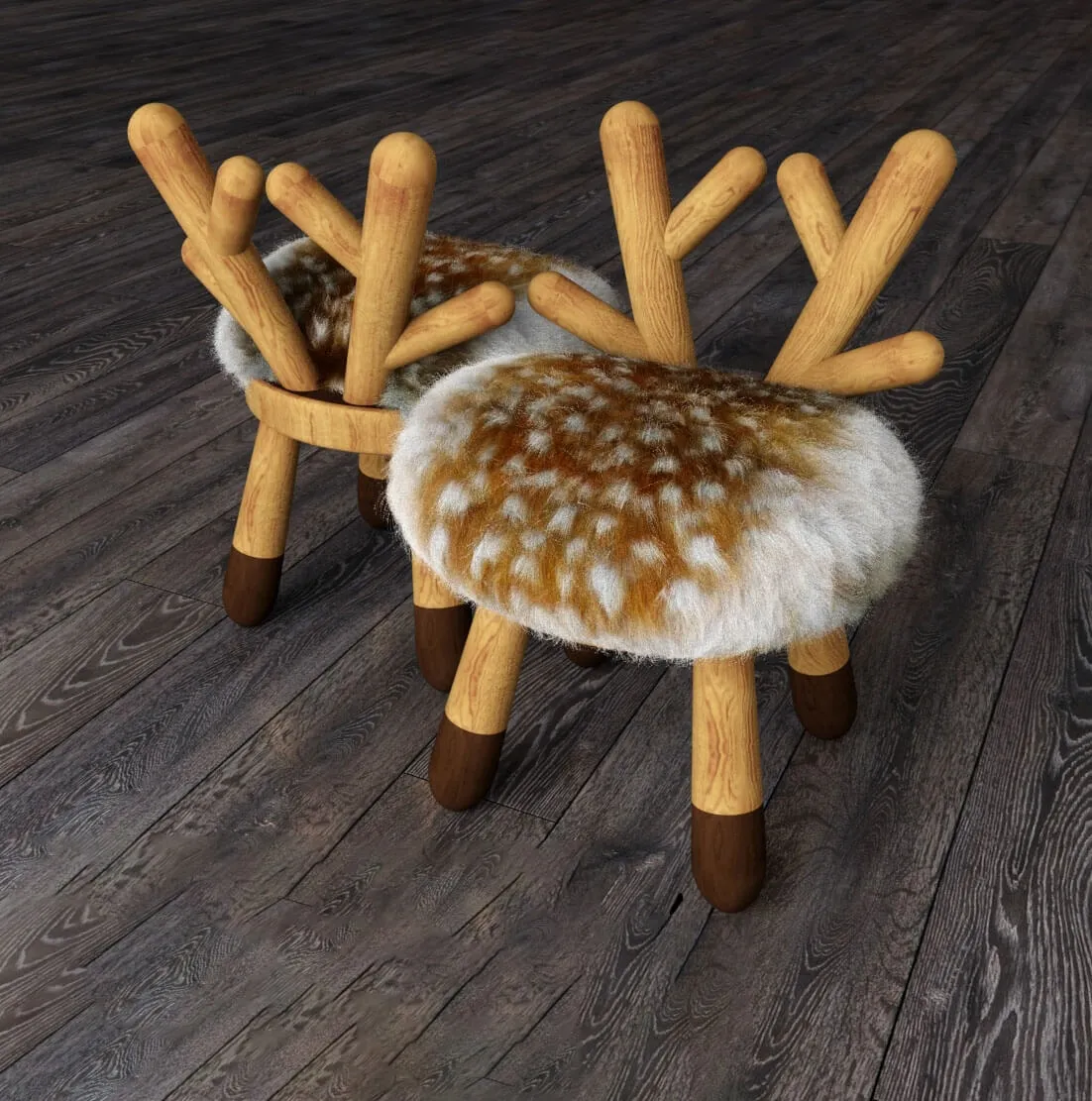 furniture – Bambi Chair 3ds Max