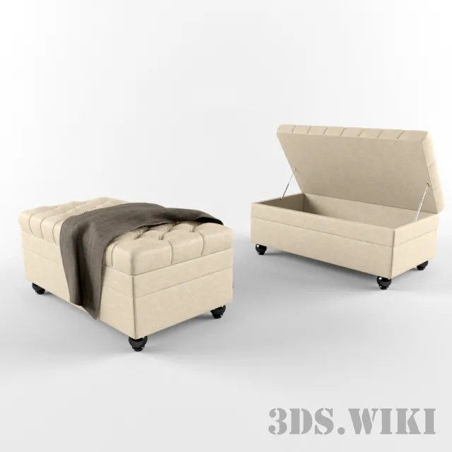 furniture – Banquet – couch 3ds Max