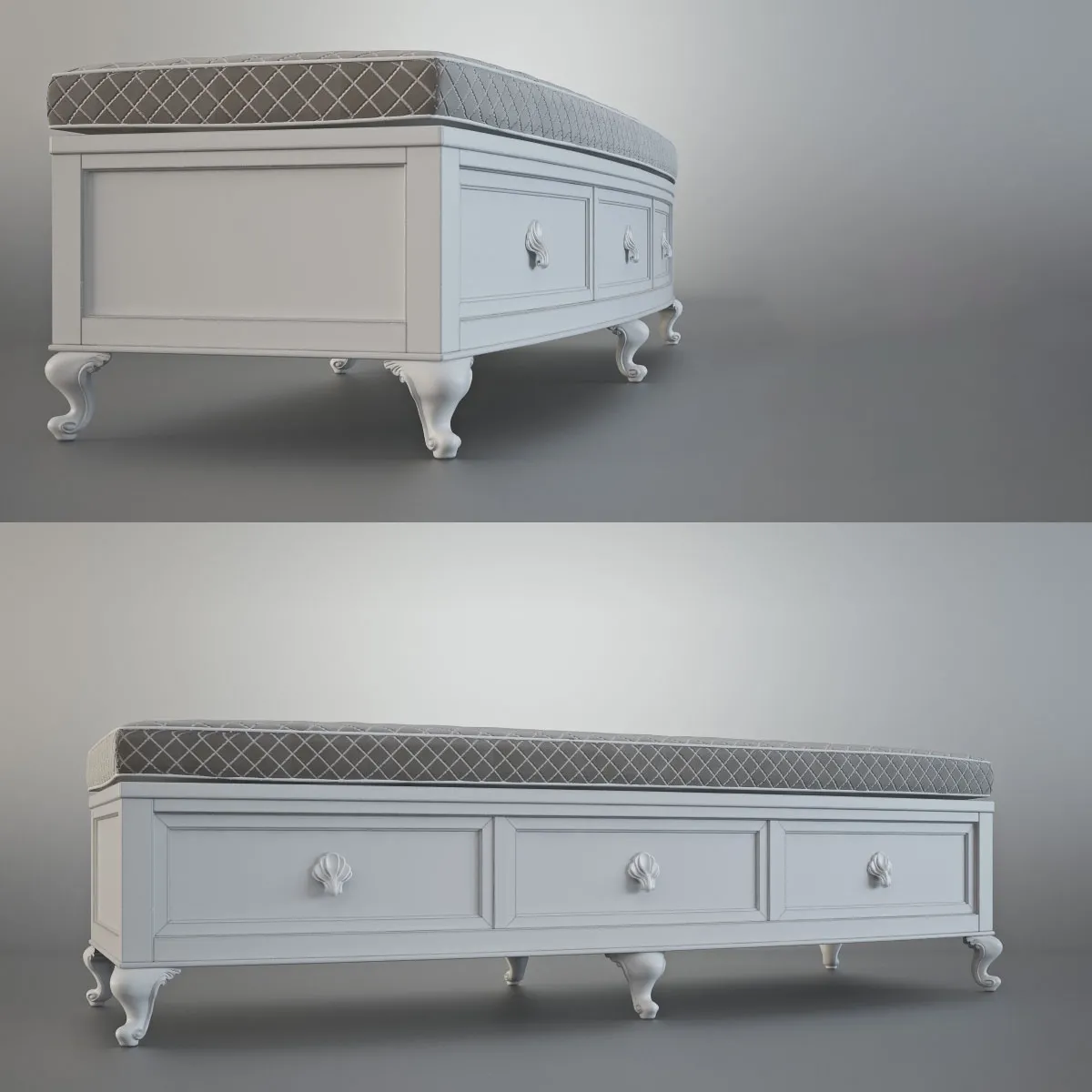 furniture – Banquette Halley Questo Amore art.733 3ds Max
