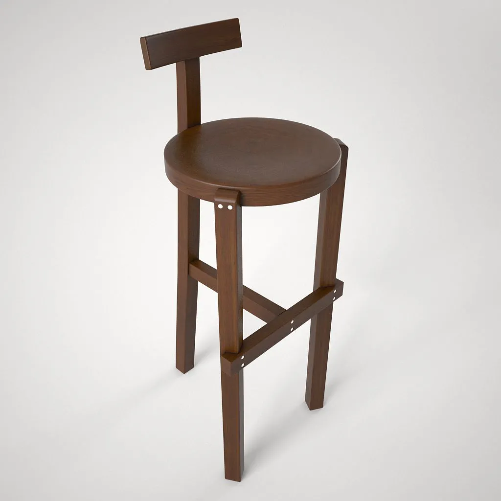 furniture – Banquinho bar chair 014 3ds Max