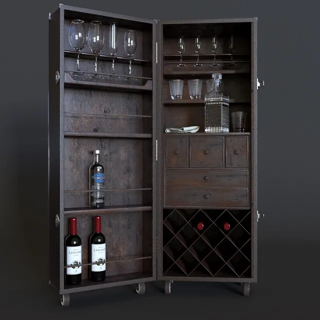 furniture – Bar Cabinet 3ds Max