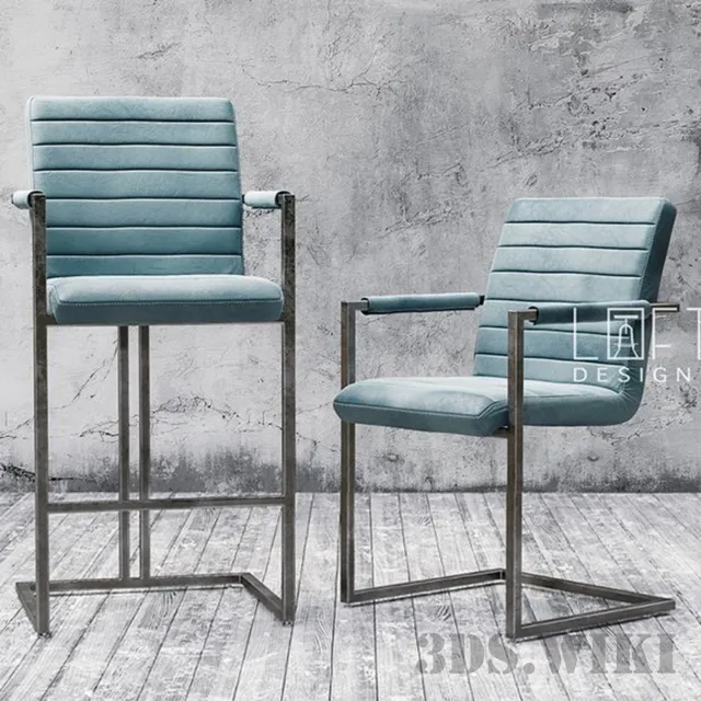 furniture – bar chair 3ds Max