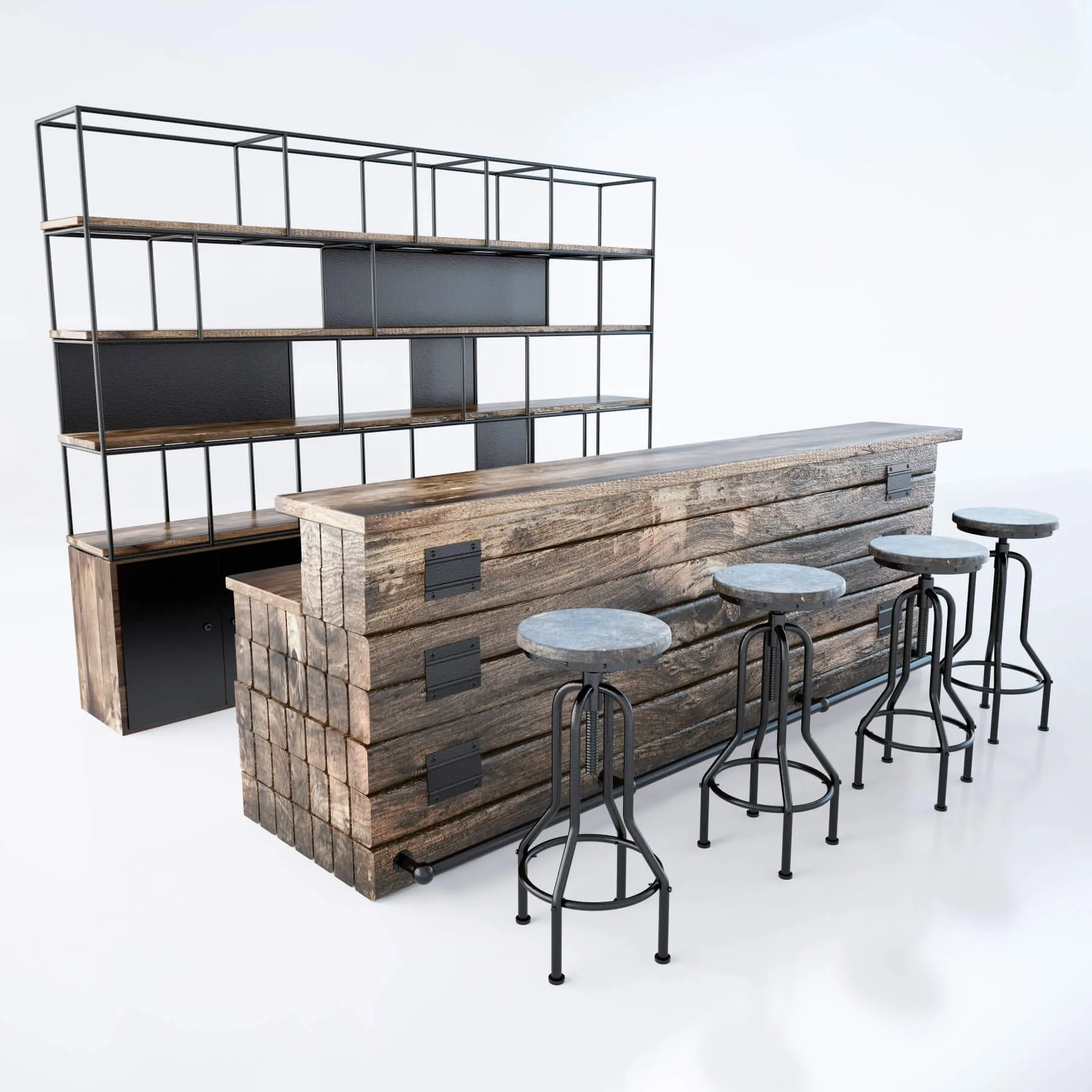 furniture – bar-station 3ds Max