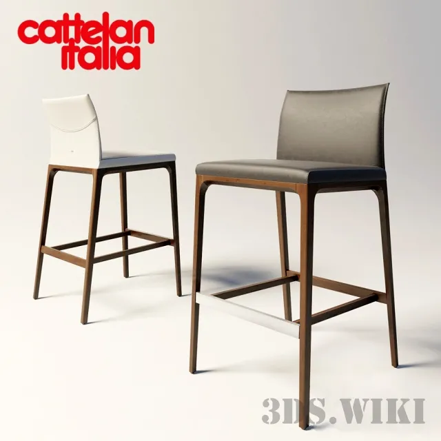 furniture – Bar stool Cattelan Italia Arcadia 3ds Max