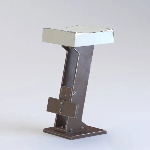 furniture – Bar stool Key White (Black) by Kare Design 3ds Max