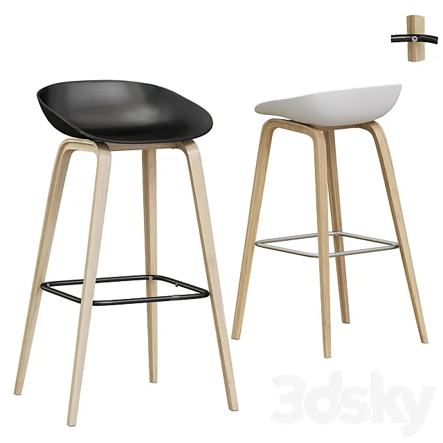 Furniture – Bar Stools 3ds Max
