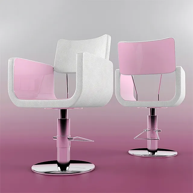 furniture – Barber’s chair 3ds Max
