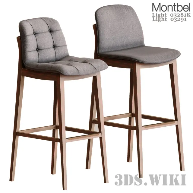 furniture – Barstools 3ds Max