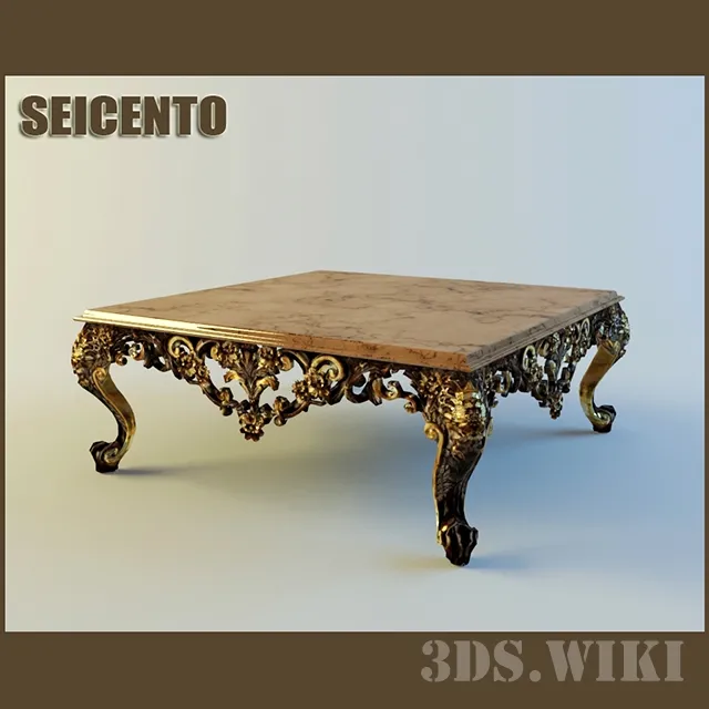 furniture – Bastex Seicento table 3ds Max