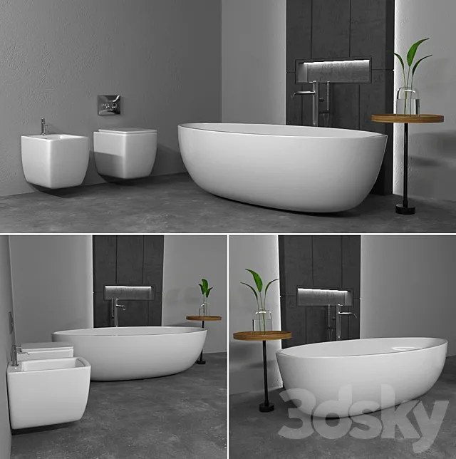 Furniture bathroom 3DSMax File