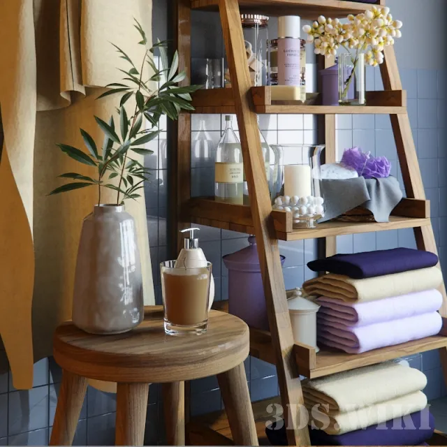 furniture – Bathroom rack 3ds Max
