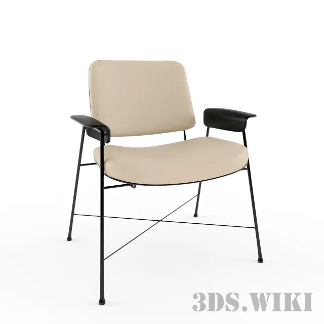 furniture – Bauhaus office chair 3ds Max