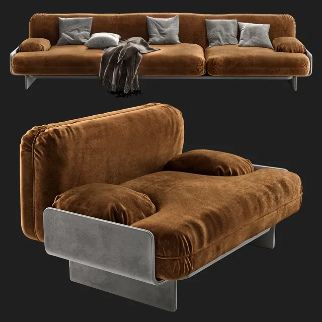 furniture – Baxter Bardot sofa 3ds Max