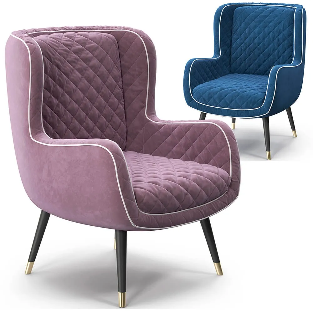 furniture – Baxter Dolly armchair 3ds Max