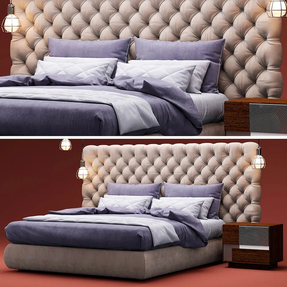 furniture – Baxter Heaven bed 05 3ds Max