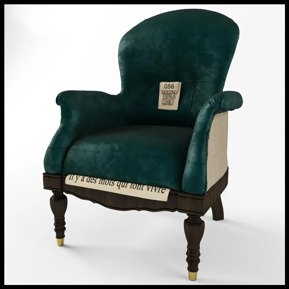 furniture – Baxter Ona armchair 3ds Max