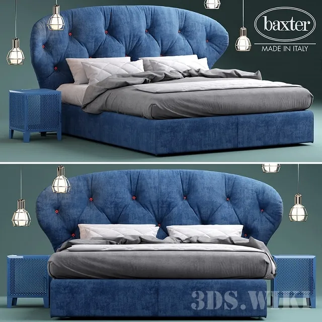 furniture – Baxter Positano bed 3ds Max