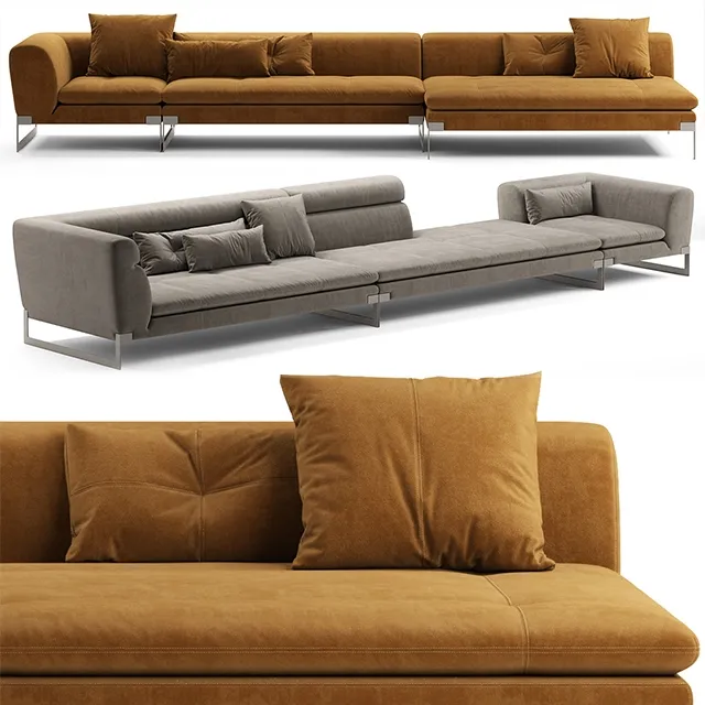 furniture – Baxter Viktor Sofa 3ds Max