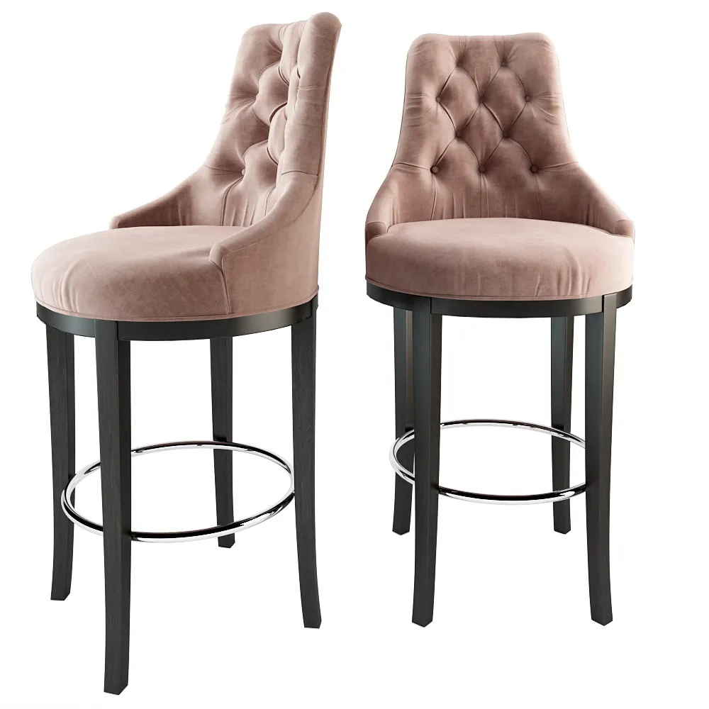 furniture – Baxton Studio Bar chair 3ds Max