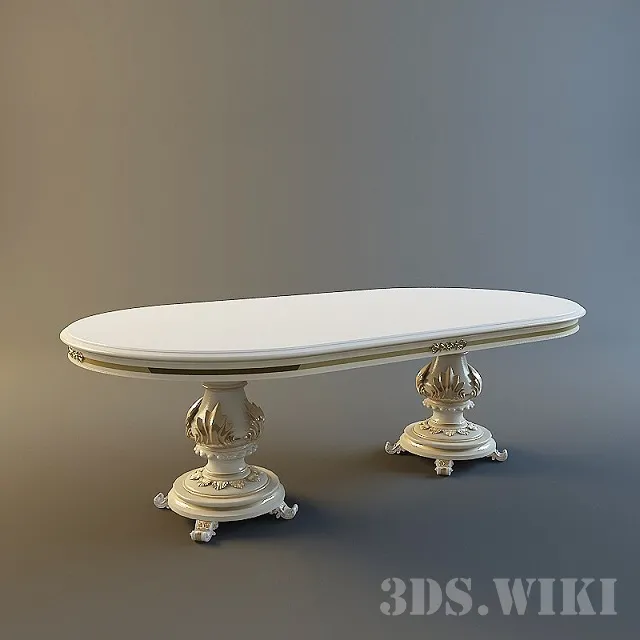 furniture – Beautiful Angelo Cappellini Table 3ds Max