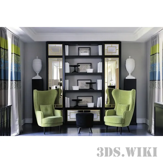 furniture – Beautiful cabinet showcase 3ds Max