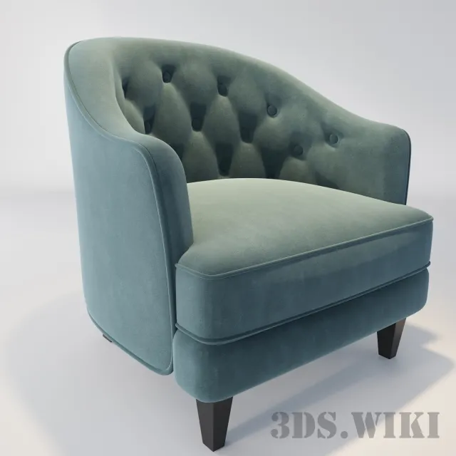 furniture – Beautiful classic armchair 3ds Max
