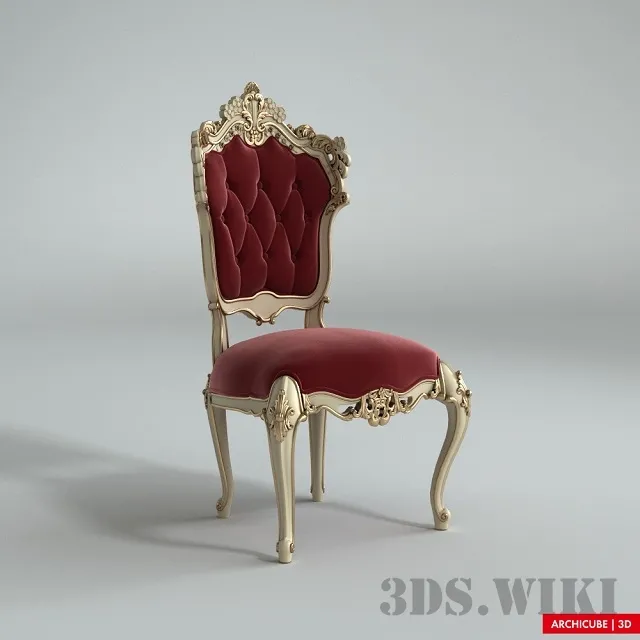 furniture – Beautiful classic chair 3ds Max