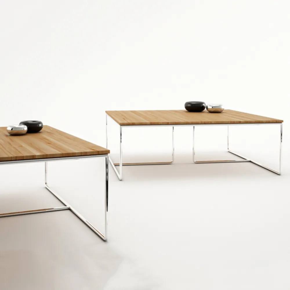 furniture – Beautiful coffee table with metal legs 3ds Max