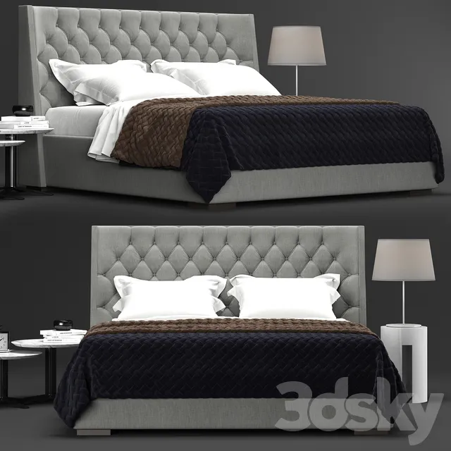 FURNITURE – BED – 3D MODELS – 3DS MAX – FREE DOWNLOAD – 6698