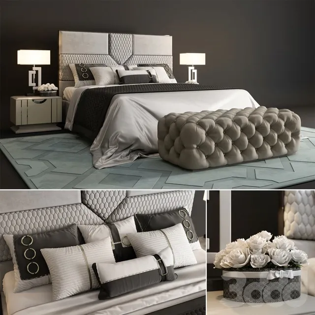 FURNITURE – BED – 3D MODELS – 3DS MAX – FREE DOWNLOAD – 6764