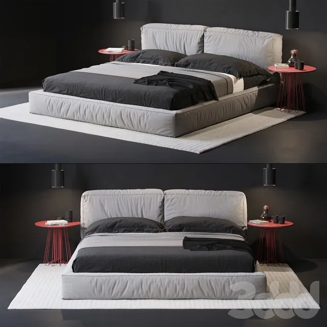 FURNITURE – BED – 3D MODELS – 3DS MAX – FREE DOWNLOAD – 6767