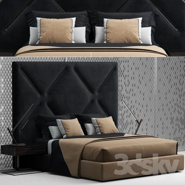 FURNITURE – BED – 3D MODELS – 3DS MAX – FREE DOWNLOAD – 6772