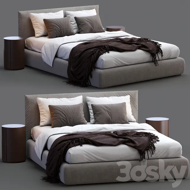 FURNITURE – BED – 3D MODELS – 3DS MAX – FREE DOWNLOAD – 7013