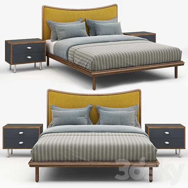 FURNITURE – BED – 3D MODELS – 3DS MAX – FREE DOWNLOAD – 7191