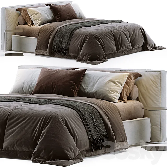 FURNITURE – BED – 3D MODELS – 3DS MAX – FREE DOWNLOAD – 7273