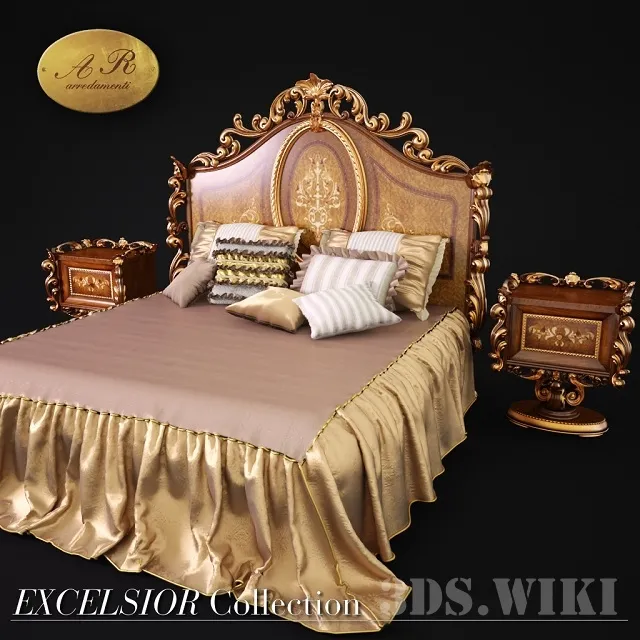 furniture – Bed A.R.ARREDAMENTI SRL EXCELSIOR 171 3ds Max