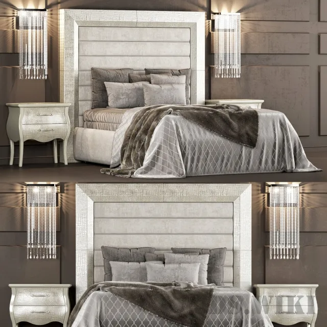 furniture – Bed ADLER by DV HOME COLLECTION 3ds Max