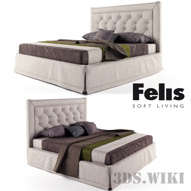 furniture – Bed Adrian Felis Salotti 3ds Max