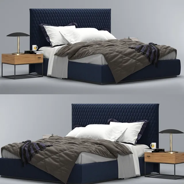 furniture – Bed Allen Alf 3ds Max
