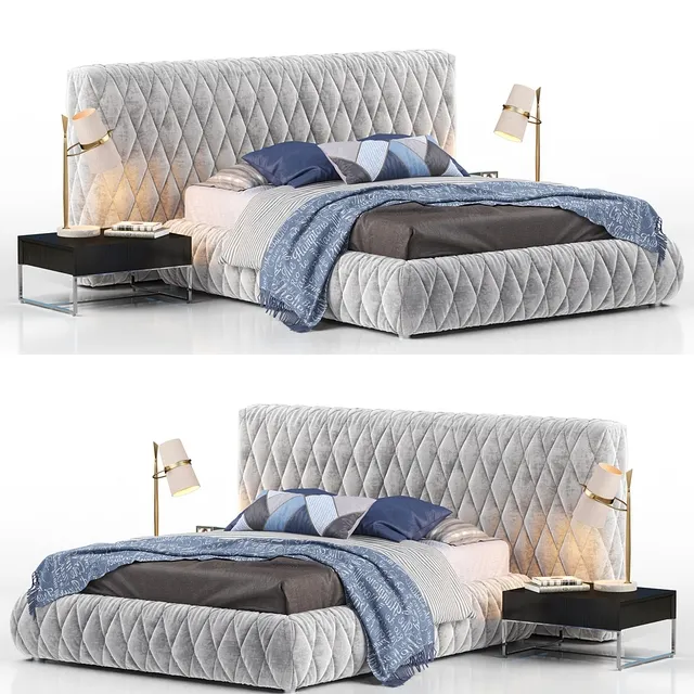 furniture – Bed Altrenotti Sonetto 3ds Max