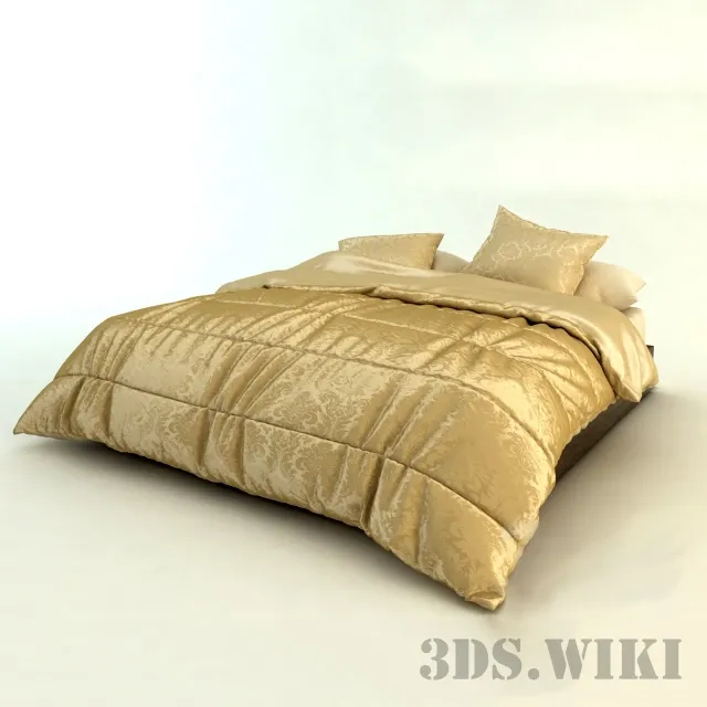 furniture – Bed and linens 3ds Max