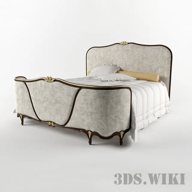 furniture – Bed ANGELO CAPPELLINI Vivaldi 0655 3ds Max