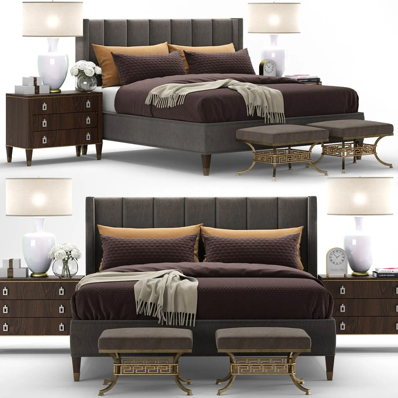 furniture – Bed Barrington Lexington 3ds Max