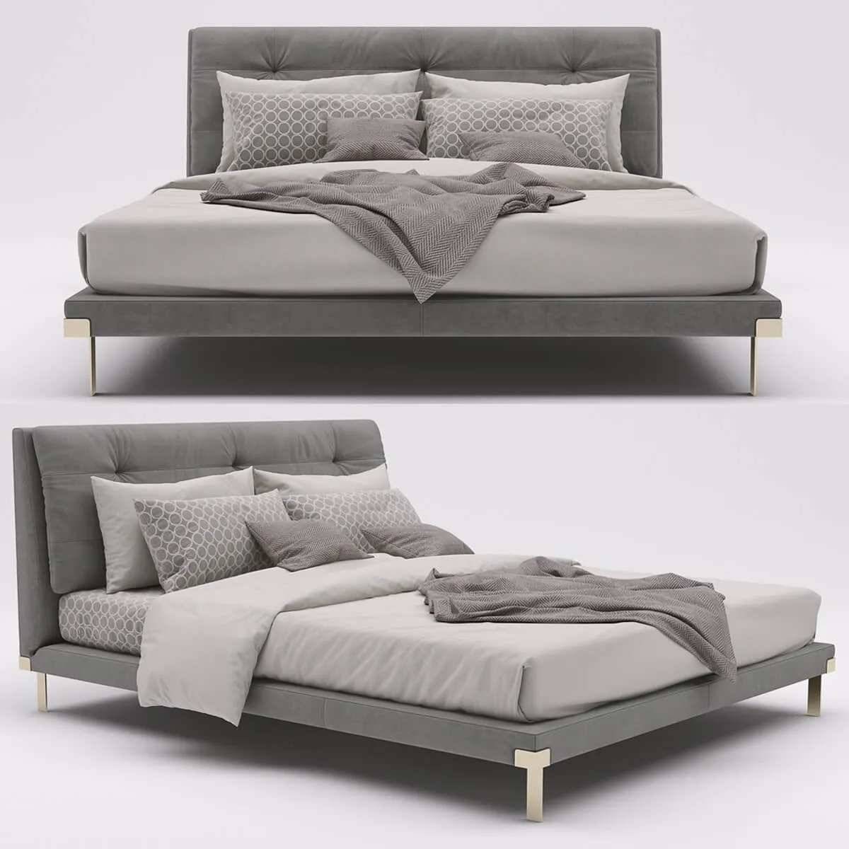 furniture – Bed Baxter Viktor 3ds Max
