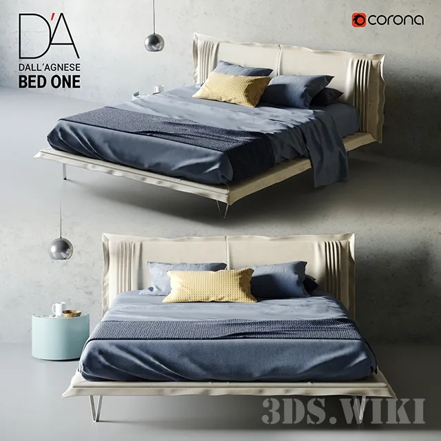 furniture – Bed BED ONE By Dall’Agnese 3ds Max
