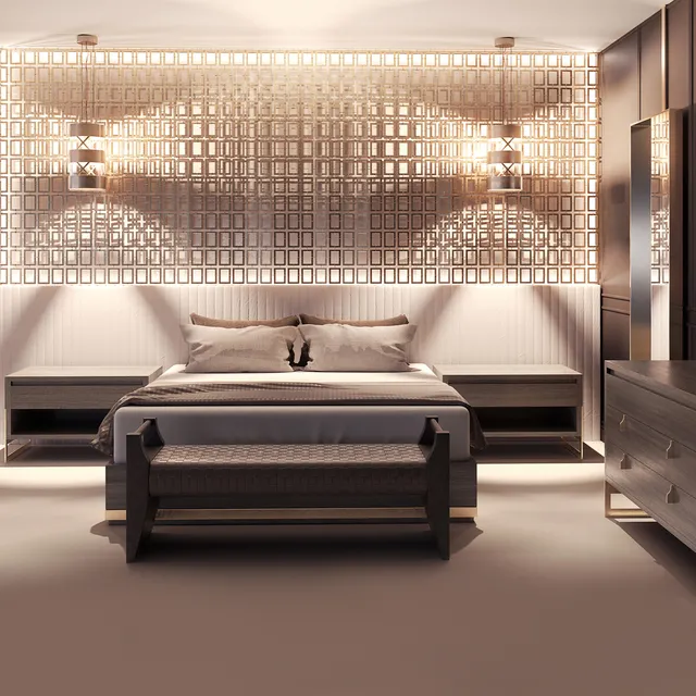 furniture – Bed Bellavista collection 2 3ds Max